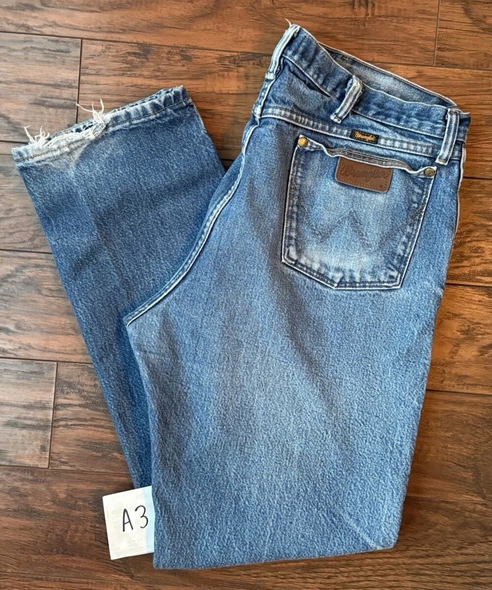 Wrangler 47MWZPW Cowboy Cut Premium Performance Jeans 38x34 Faded Denim